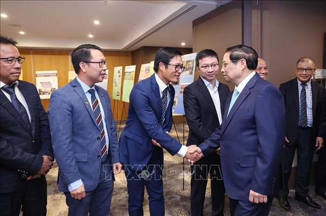 Le PM Pham Minh Chinh travaille avec l'Association des entrepreneurs vietnamiens d’Australie ảnh 1