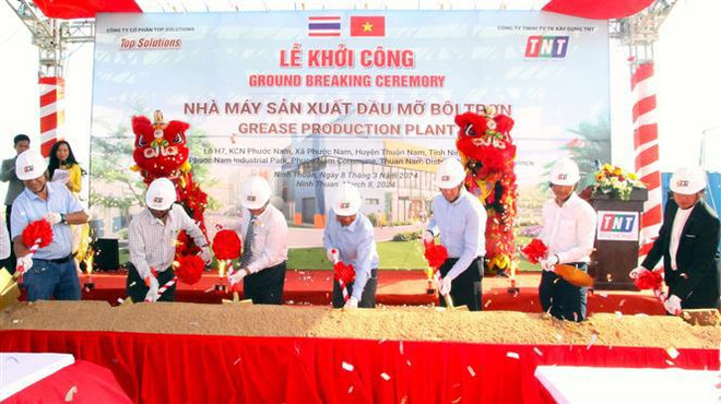 IDE : mise en chantier d'une usine d'huile lubrifiante à Ninh Thuan ảnh 1