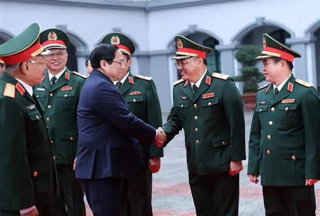 Le PM Pham Minh Chinh formule ses vœux du Têt aux forces de renseignement de la défense ảnh 1 Le PM Pham Minh Chinh formule ses vœux du Têt aux forces de renseignement de la défense ảnh 1
