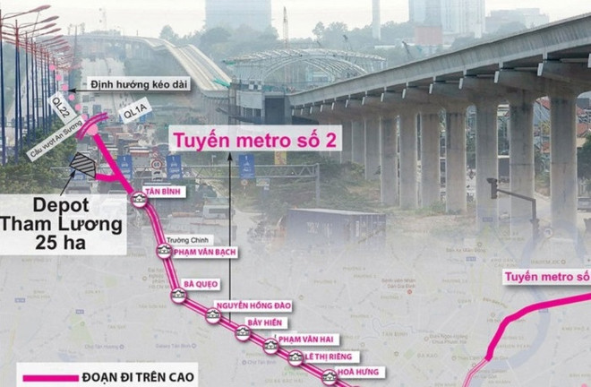 Hô Chi Minh-Ville débutera la construction de la ligne de métro N°2 en 2022 ảnh 1 Hô Chi Minh-Ville débutera la construction de la ligne de métro N°2 en 2022 ảnh 1