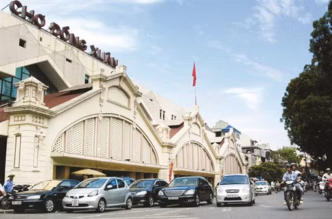 Le marché de Dông Xuân ảnh 2