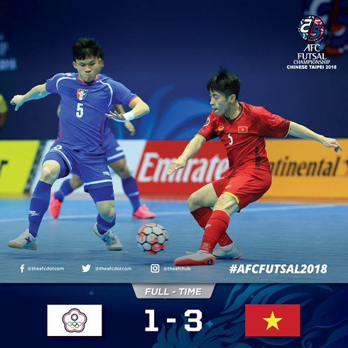 Championnat d’Asie de futsal : le Vietnam se qualifie pour les quarts de finale ảnh 1 Championnat d’Asie de futsal : le Vietnam se qualifie pour les quarts de finale ảnh 1