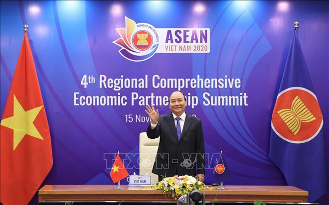 Ouverture du 4e sommet régional de partenariat économique global ảnh 1 Ouverture du 4e sommet régional de partenariat économique global ảnh 1