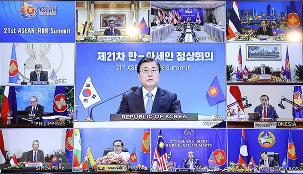 ASEAN 2020: le président sud-coréen publie une nouvelle politique pour renforcer les liens avec l'ASEAN ảnh 1 ASEAN 2020: le président sud-coréen publie une nouvelle politique pour renforcer les liens avec l'ASEAN ảnh 1
