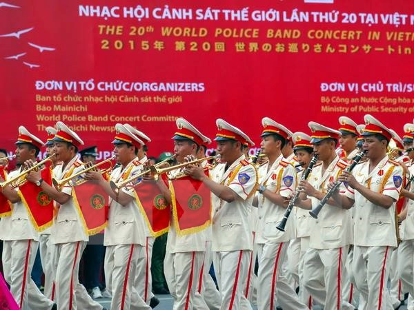 Ouverture du 20e Gala international de la musique de la police ảnh 1 Ouverture du 20e Gala international de la musique de la police ảnh 1