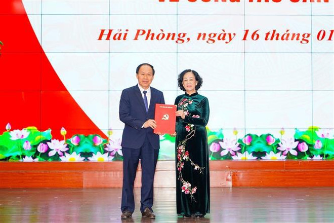Nomination du nouveau secrétaire du Comité du Parti de Hai Phong ảnh 1 Nomination du nouveau secrétaire du Comité du Parti de Hai Phong ảnh 1