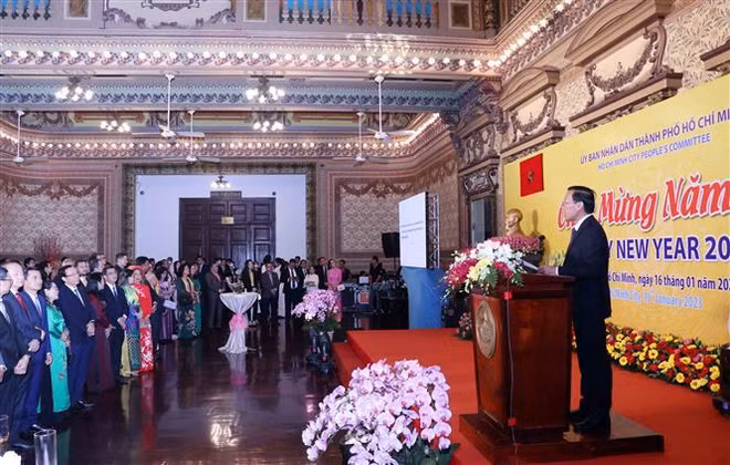 Têt : Rencontre avec des organes de représentation étrangers à Hô Chi Minh-Ville ảnh 2