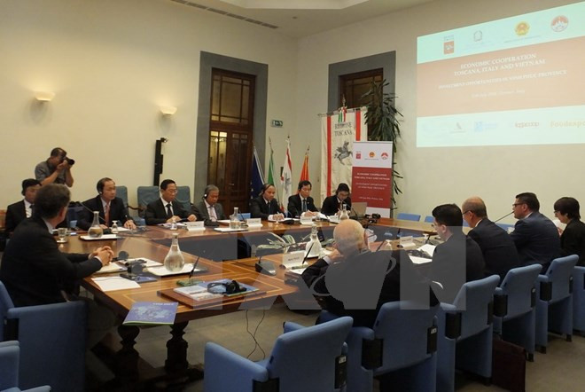 Vinh Phuc renforce la promotion du commerce et de l’investissement en Italie ảnh 1 Vinh Phuc renforce la promotion du commerce et de l’investissement en Italie ảnh 1