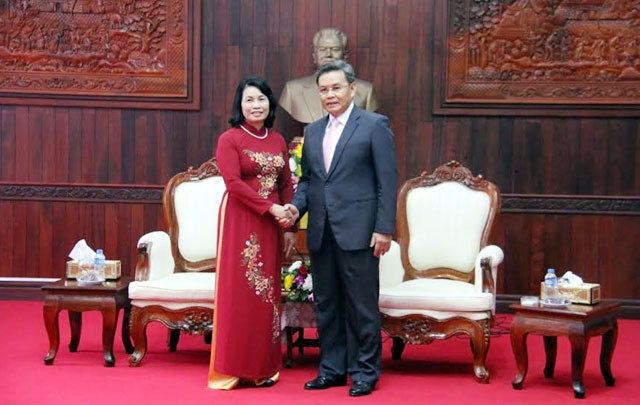 Vietnam-Laos : coopération entre les deux Fronts de la Patrie ảnh 1 Vietnam-Laos : coopération entre les deux Fronts de la Patrie ảnh 1