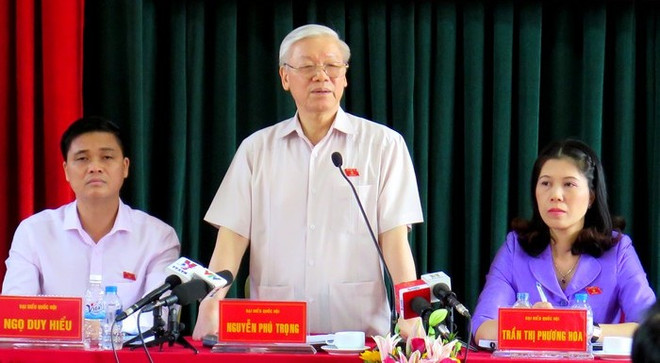 Le leader du Parti rencontre des électeurs de l'arrondissement de Tay Ho à Hanoi ảnh 1 Le leader du Parti rencontre des électeurs de l'arrondissement de Tay Ho à Hanoi ảnh 1