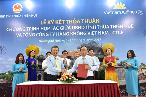 Vietnam Airlines et Thua Thiên-Huê s’associent pour se donner des ailes ảnh 1 Vietnam Airlines et Thua Thiên-Huê s’associent pour se donner des ailes ảnh 1