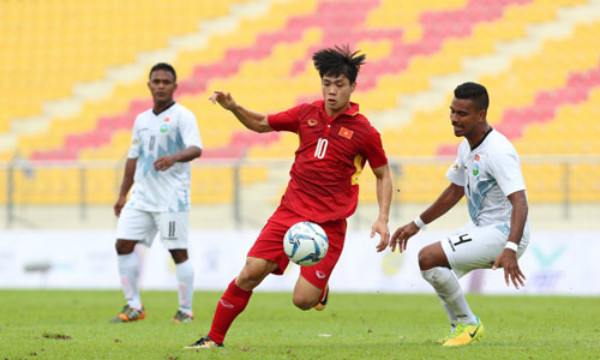 SEA Games 29 : la sélection vietnamienne de football commence du bon pied ảnh 1 SEA Games 29 : la sélection vietnamienne de football commence du bon pied ảnh 1