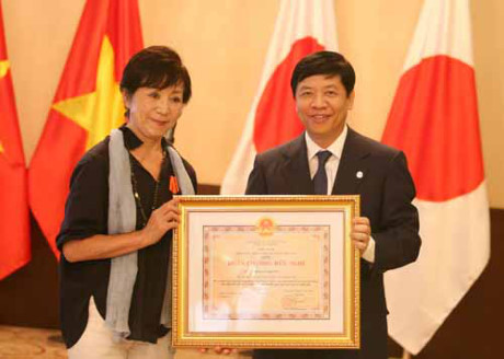 Agent orange : une ami japonaise proche des victimes vietnamiennes à l’honneur ảnh 1 Agent orange : une ami japonaise proche des victimes vietnamiennes à l’honneur ảnh 1