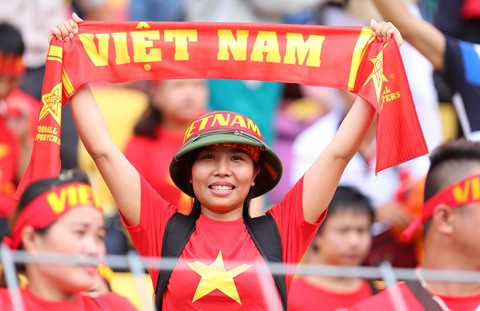 Football : Le Onze vietnamien commence les Jeux d'Asie du Sud-Est avec une large victoire ảnh 2
