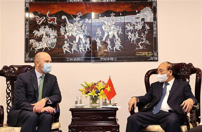 Le président Nguyên Xuân Phuc reçoit des sociétés énergétiques américaines ảnh 1 Le président Nguyên Xuân Phuc reçoit des sociétés énergétiques américaines ảnh 1