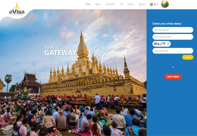 Le Laos lance son visa électronique ảnh 1 Le Laos lance son visa électronique ảnh 1