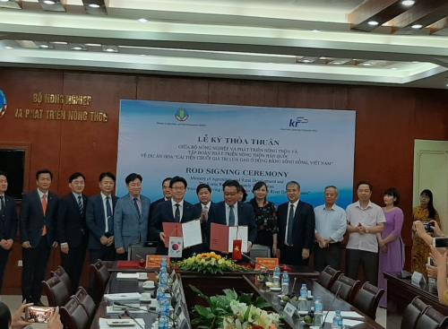 R. de Corée soutient le Vietnam dans la modernisation de la chaîne de valeur de riziculture ảnh 1 R. de Corée soutient le Vietnam dans la modernisation de la chaîne de valeur de riziculture ảnh 1