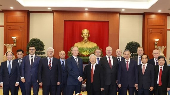 Le leader du PCV reçoit le secrétaire général du Conseil de sécurité de la Fédération de Russie ảnh 1 Le leader du PCV reçoit le secrétaire général du Conseil de sécurité de la Fédération de Russie ảnh 1