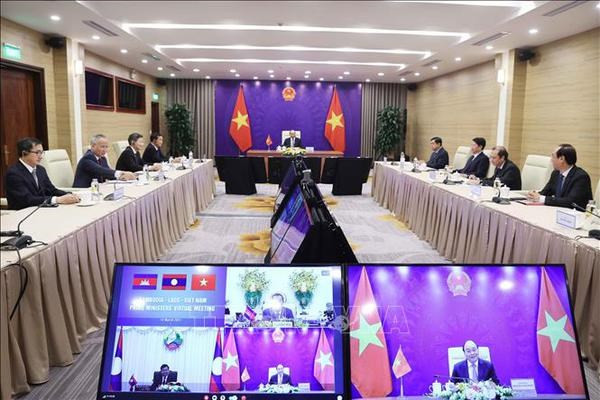 Renforcement de l’efficacité de la coopération entre le Vietnam, le Laos et le Cambodge ảnh 1 Renforcement de l’efficacité de la coopération entre le Vietnam, le Laos et le Cambodge ảnh 1