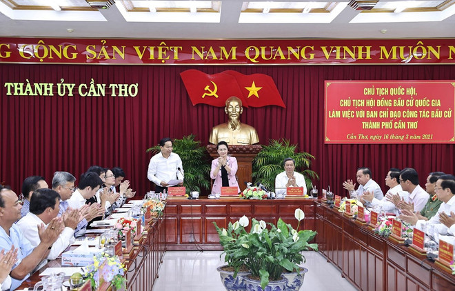 La présidente de l’AN Nguyen Thi Kim Ngan travaille avec les dirigeants de Can Tho ảnh 2 La présidente de l’AN Nguyen Thi Kim Ngan travaille avec les dirigeants de Can Tho ảnh 2
