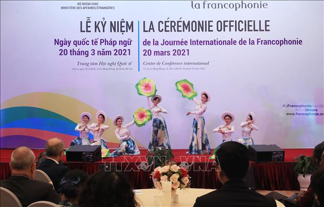 Cérémonie officielle de la Journée internationale de la Francophonie 2021 ảnh 1 Cérémonie officielle de la Journée internationale de la Francophonie 2021 ảnh 1