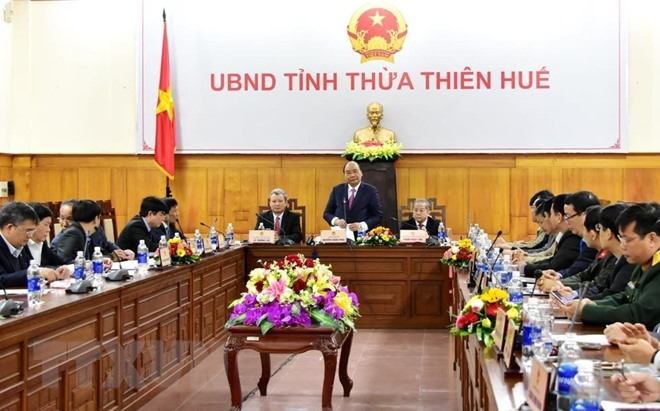 Le PM inspecte les préparations du Têt à Thua Thiên-Huê ảnh 1 Le PM inspecte les préparations du Têt à Thua Thiên-Huê ảnh 1