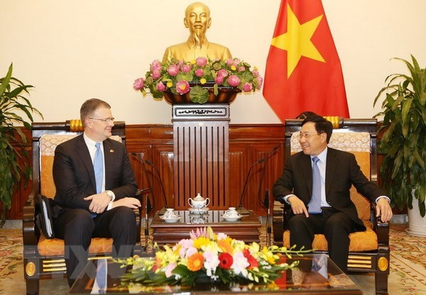 Le vice-PM Pham Binh Minh reçoit l’ambassadeur des Etats-Unis ảnh 1 Le vice-PM Pham Binh Minh reçoit l’ambassadeur des Etats-Unis ảnh 1