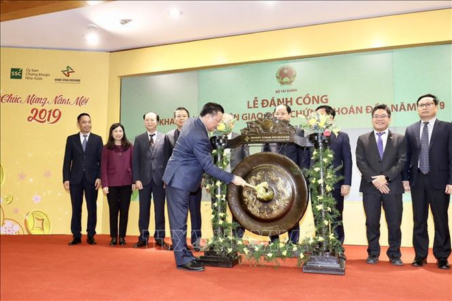 La Bourse ouvre sa première séance de transactions de 2019 ảnh 1 La Bourse ouvre sa première séance de transactions de 2019 ảnh 1