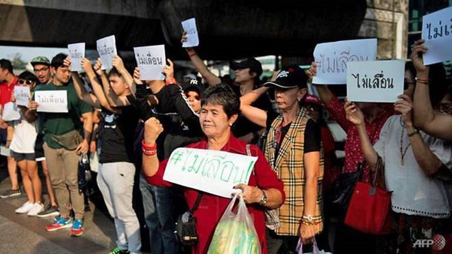 Thaïlande: Les manifestants demandent de ne pas retarder les élections générales ảnh 1 Thaïlande: Les manifestants demandent de ne pas retarder les élections générales ảnh 1
