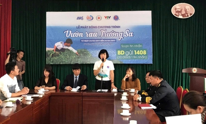 La Croix-Rouge vietnamienne lance le programme "Les jardins potagers de Truong Sa" ảnh 1 La Croix-Rouge vietnamienne lance le programme "Les jardins potagers de Truong Sa" ảnh 1