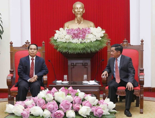 Vietnam-Laos : Renforcement de la coopération entre les deux commissions du contrôle ảnh 1 Vietnam-Laos : Renforcement de la coopération entre les deux commissions du contrôle ảnh 1
