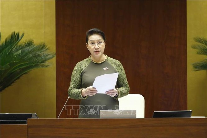La présidente de l’Assemblée nationale apprécie les résultats des interpellations ảnh 1 La présidente de l’Assemblée nationale apprécie les résultats des interpellations ảnh 1