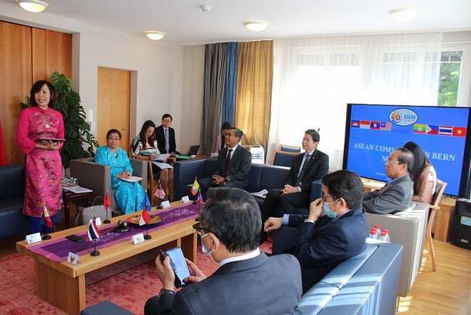 L'ambassade du Vietnam s'efforce d'assurer la présidence du Comité de l'ASEAN à Berne ảnh 1 L'ambassade du Vietnam s'efforce d'assurer la présidence du Comité de l'ASEAN à Berne ảnh 1