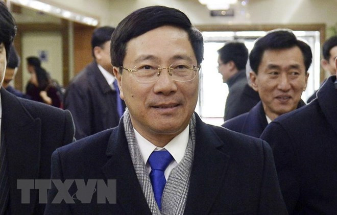 Le vice-Premier ministre Pham Binh Minh se rend à Pyongyang ảnh 1 Le vice-Premier ministre Pham Binh Minh se rend à Pyongyang ảnh 1