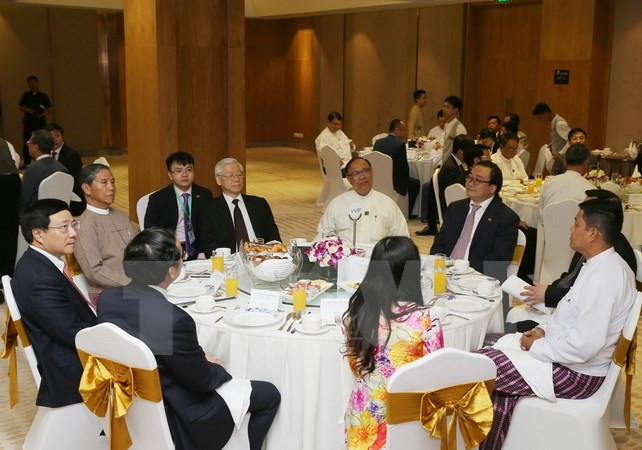 Les activités du SG Nguyen Phu Trong au Myanmar ảnh 1 Les activités du SG Nguyen Phu Trong au Myanmar ảnh 1