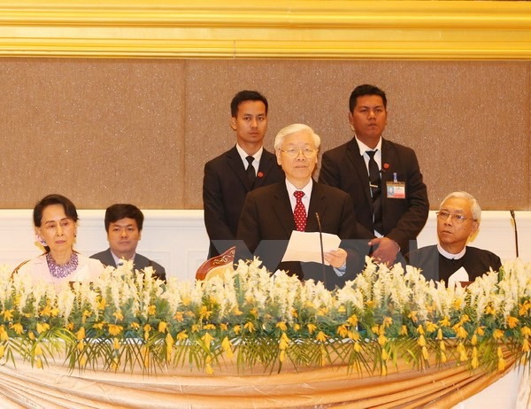 Déclaration commune Vietnam-Myanmar ảnh 1 Déclaration commune Vietnam-Myanmar ảnh 1