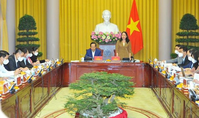 La vice-présidente Vo Thi Anh Xuan à la réunion du Fonds de patronage des enfants ảnh 1 La vice-présidente Vo Thi Anh Xuan à la réunion du Fonds de patronage des enfants ảnh 1