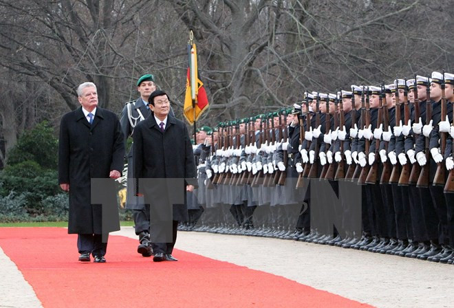 Entretien Truong Tan Sang – Joachim Gauck ảnh 1 Entretien Truong Tan Sang – Joachim Gauck ảnh 1