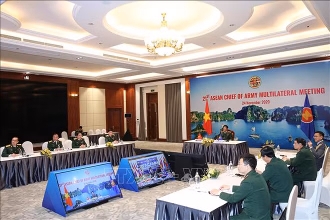La 21e réunion multilatérale des chefs d'armée de l'ASEAN ảnh 1