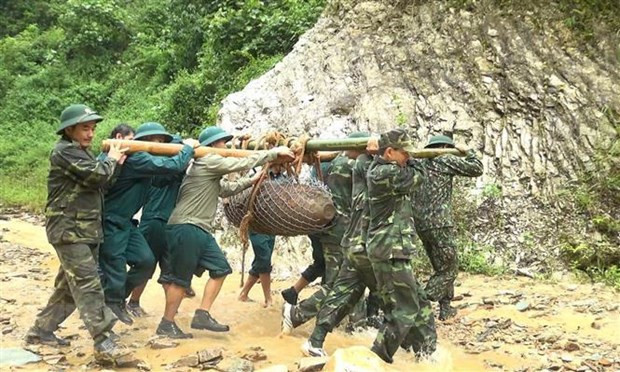 Son La : Neutralisation d’une bombe de 600 kg laissée par la guerre ảnh 1 Son La : Neutralisation d’une bombe de 600 kg laissée par la guerre ảnh 1