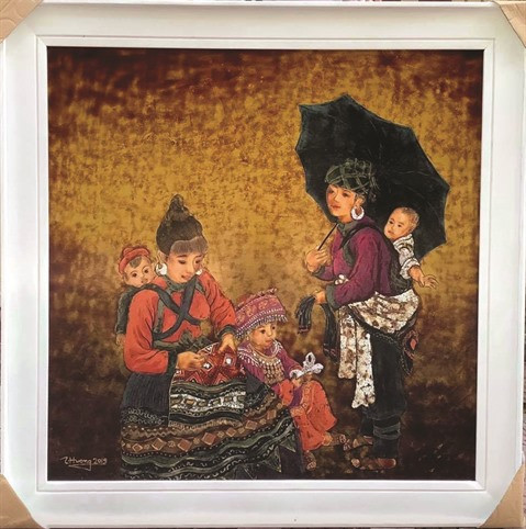 Sourde et muette, elle s’exprime par la peinture ảnh 3 Sourde et muette, elle s’exprime par la peinture ảnh 3