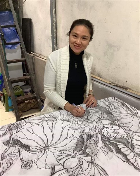 Sourde et muette, elle s’exprime par la peinture ảnh 1 Sourde et muette, elle s’exprime par la peinture ảnh 1