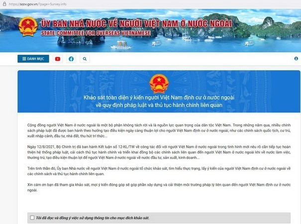Le site web du Comité d’État chargé des Vietnamiens à l’étranger voit le jour ảnh 2 Le site web du Comité d’État chargé des Vietnamiens à l’étranger voit le jour ảnh 2
