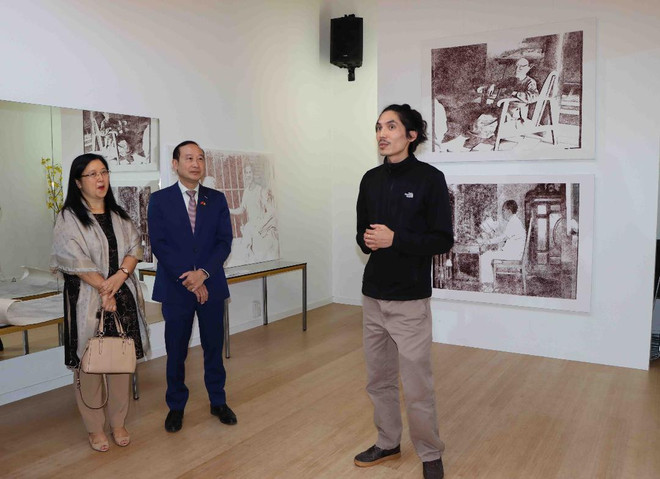 Le peintre belgo-vietnamien trouve ses racines à travers la peinture ảnh 1 Le peintre belgo-vietnamien trouve ses racines à travers la peinture ảnh 1