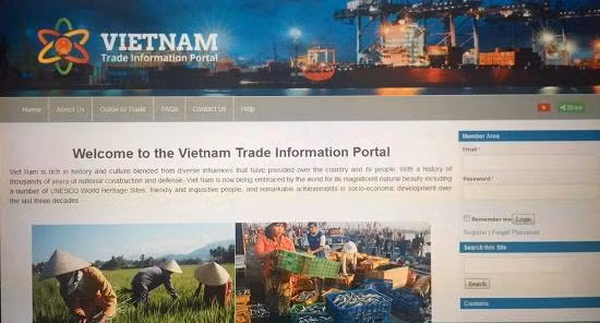 Le portail d'information commerciale du Vietnam voit le jour ảnh 1