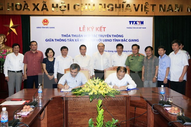 La VNA et Bac Giang coopèrent dans le domaine de la communication ảnh 1 La VNA et Bac Giang coopèrent dans le domaine de la communication ảnh 1