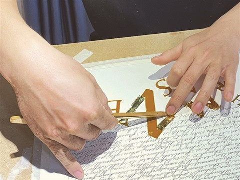 Calligraphie occidentale : Dào Huy Hoàng, un artiste d’envergure internationale ảnh 2