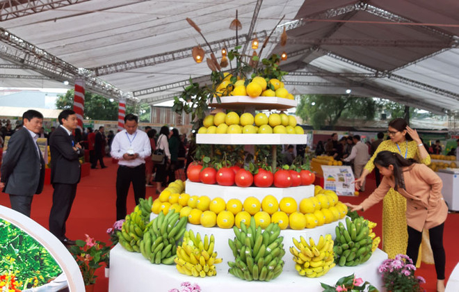 Ouverture du premier Festival de produits agricoles et de villages de métiers de Hanoï ảnh 1 Ouverture du premier Festival de produits agricoles et de villages de métiers de Hanoï ảnh 1