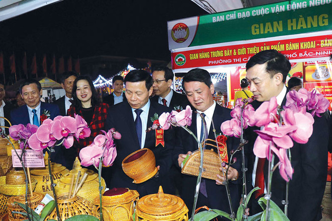 Ouverture de la foire "Les Vietnamiens consomment vietnamien" à Bac Ninh ảnh 1 Ouverture de la foire "Les Vietnamiens consomment vietnamien" à Bac Ninh ảnh 1