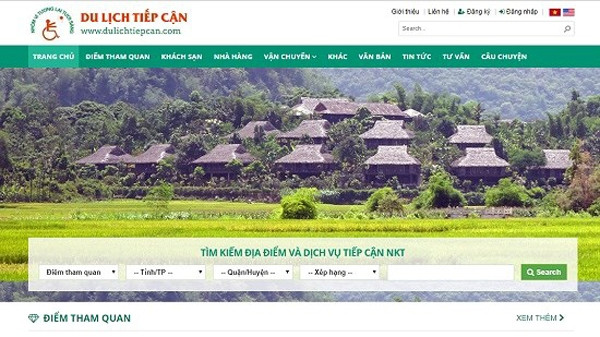 Lancement d’un site web touristique réservé aux personnes handicapées ảnh 1